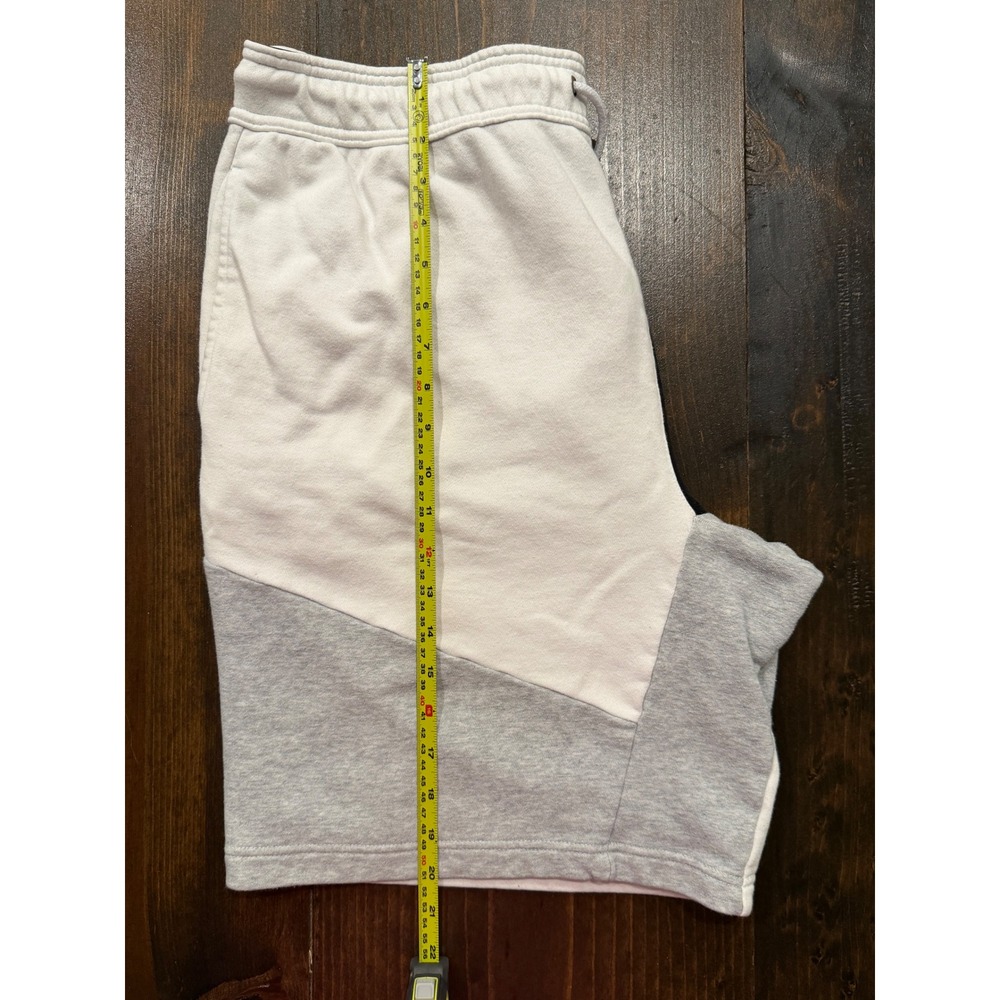 Reebok Mens Colorblock Sweat Shorts Black White Grey Large - Picture 6 of 8